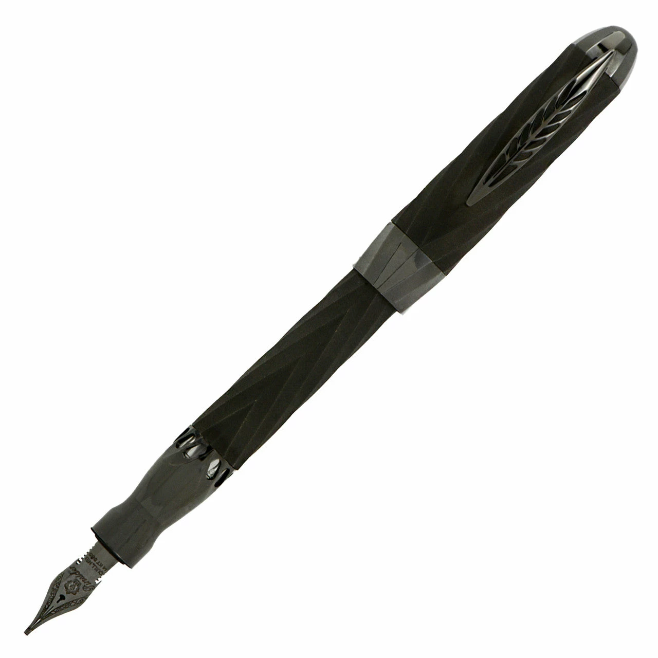 Pineider Matrix Jewelers Limited Edition Sterling Silver Fountain Pen, Black Ruthenium 3 Pineider Matrix Jewelers Limited Edition Sterling Silver Fountain Pen, Black Ruthenium