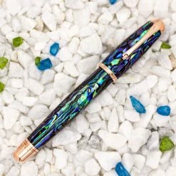Monteverde Limited Edition Super Mega Abalone Fountain Pen, Rose Gold Trim 5 Monteverde Limited Edition Super Mega Abalone Fountain Pen, Rose Gold Trim -Parker Shop 19ab997d 6671 5428 9794 1991d8ad350a scaled