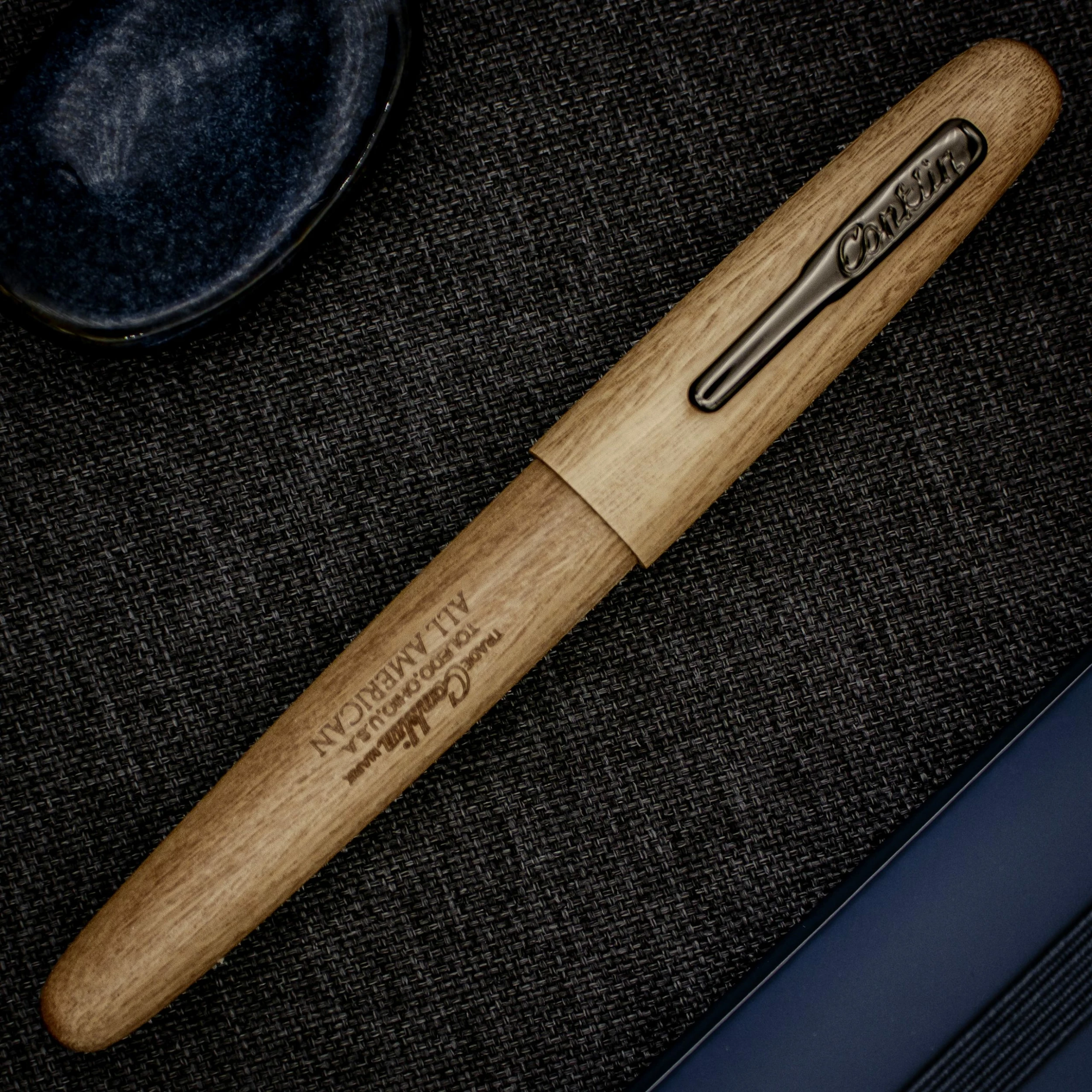 Conklin All American Pau-Preto Limited Edition Fountain Pen, Gunmetal Trim - Image 2