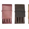 Girologio Leather Pen Case, 4 Pens
