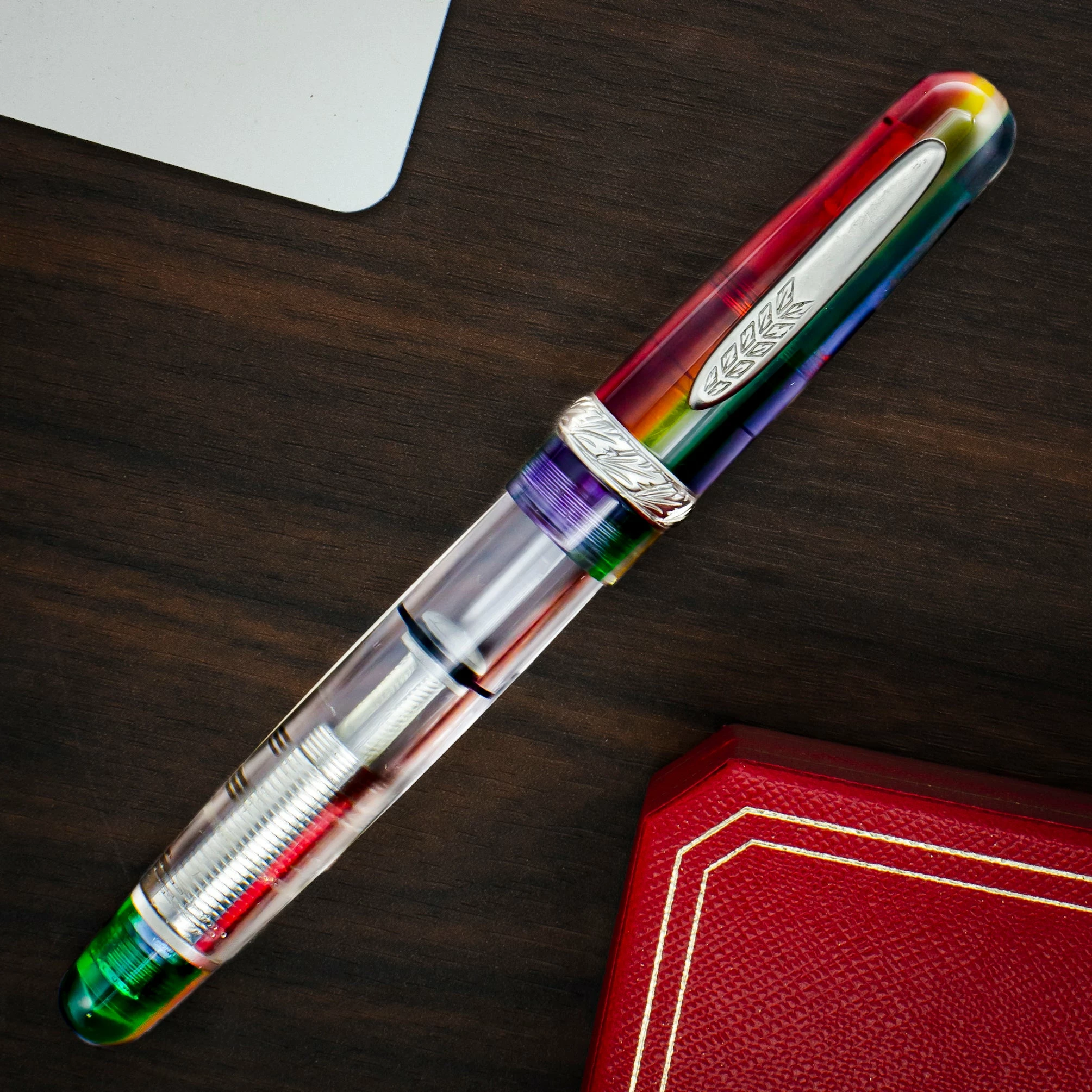 Stipula Etruria Prisma Di Luce Rainbow Limited Edition Fountain Pen, V-Flex Nib - Image 2