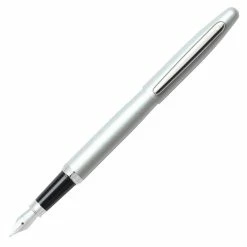 Sheaffer VFM Fountain Pen, Strobe Silver, Medium Nib