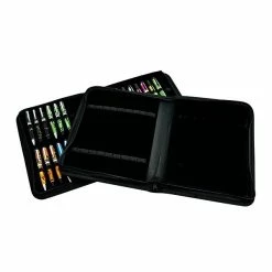 Monteverde 36 Piece Zippered Pen Case For Ballpoint, Fountain Or Rollerball Pens