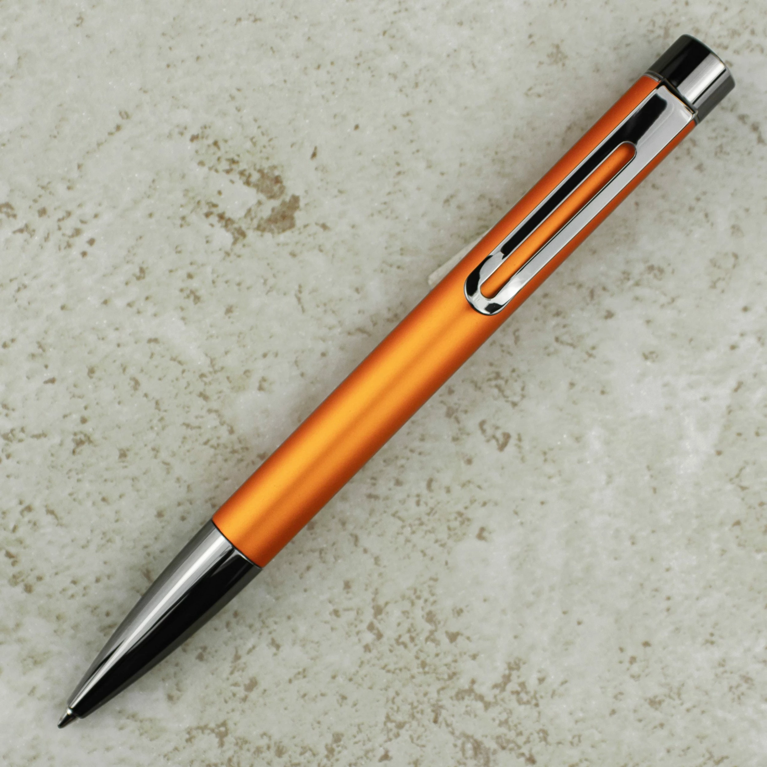Monteverde Ritma Special Edition Ballpoint, Rollerball & Fountain Pen Set, Anodized Orange 6 Monteverde Ritma Special Edition Ballpoint, Rollerball & Fountain Pen Set, Anodized Orange - Image 4