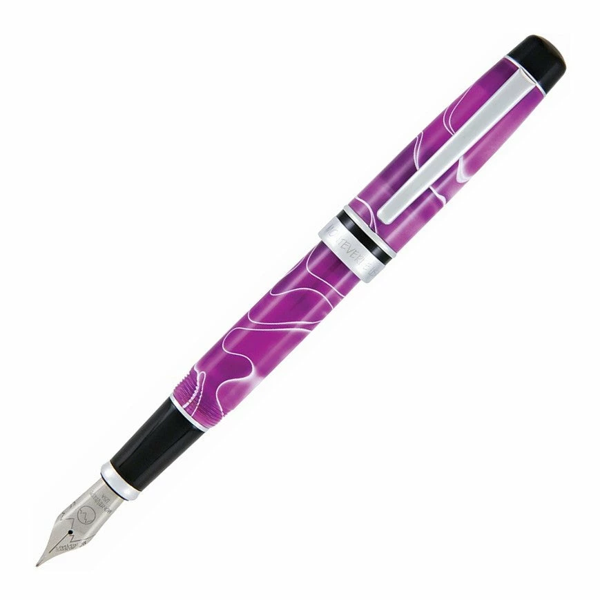 Monteverde Prima Fountain Pen, Purple Swirl 3 Monteverde Prima Fountain Pen, Purple Swirl