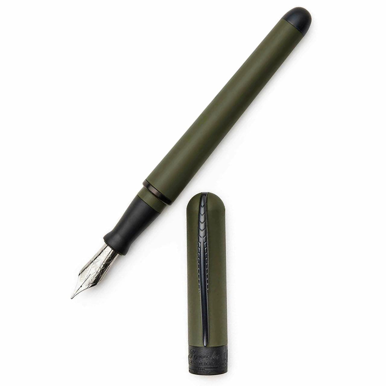 Pineider Avatar UR Matte Fountain Pen, Military Green 3 Pineider Avatar UR Matte Fountain Pen, Military Green