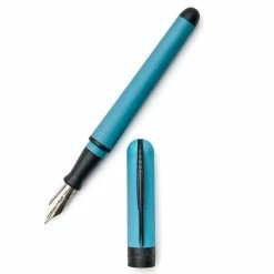 Pineider Avatar UR Matte Fountain Pen, Ice Blue
