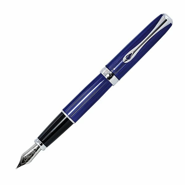 Diplomat Excellence A2 Skyline Blue Fountain Pen, Fine Nib 3 Diplomat Excellence A2 Skyline Blue Fountain Pen, Fine Nib