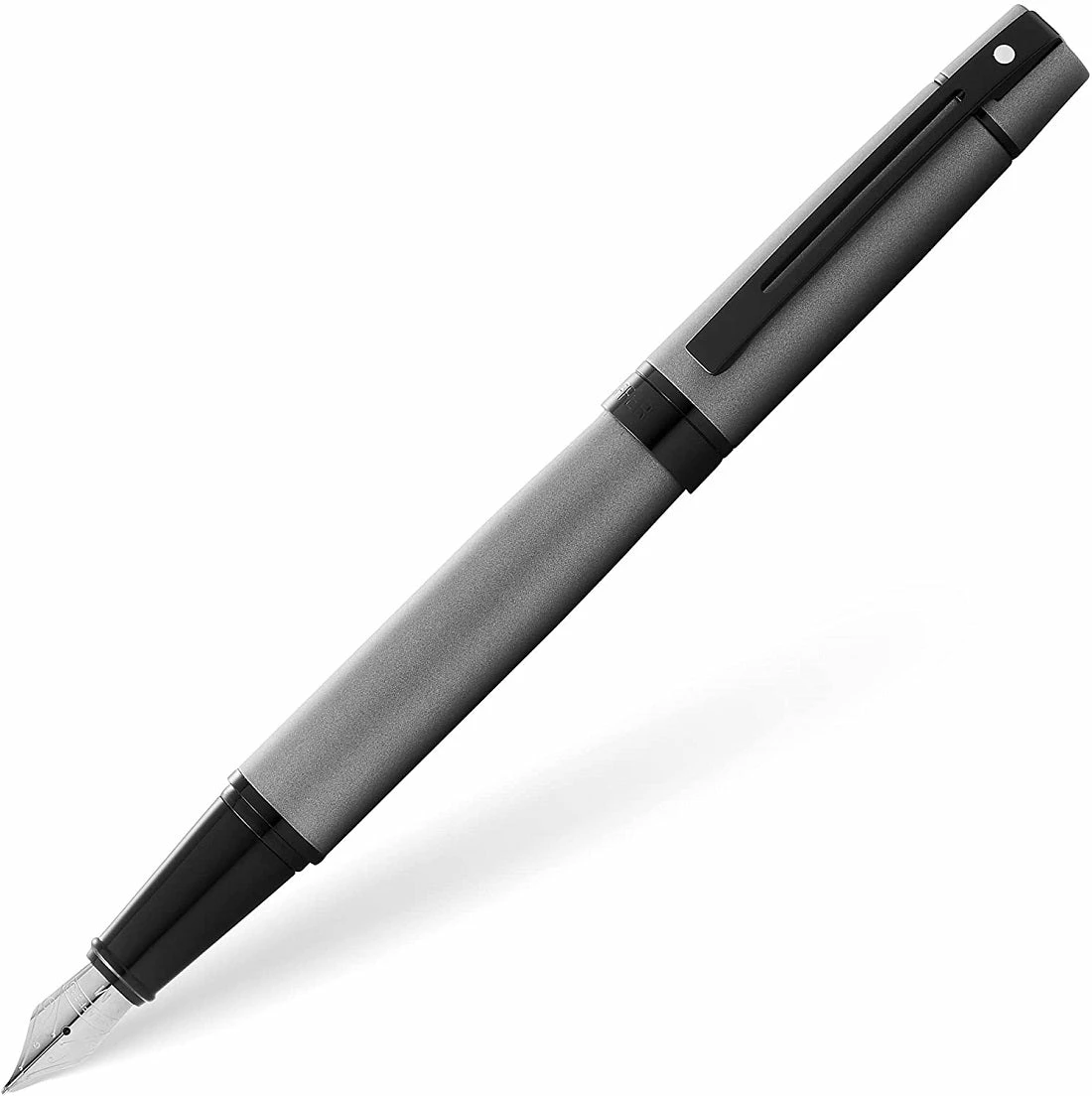 Sheaffer 300 Metallic Grey Fountain Pen, Medium Nib 3 Sheaffer 300 Metallic Grey Fountain Pen, Medium Nib