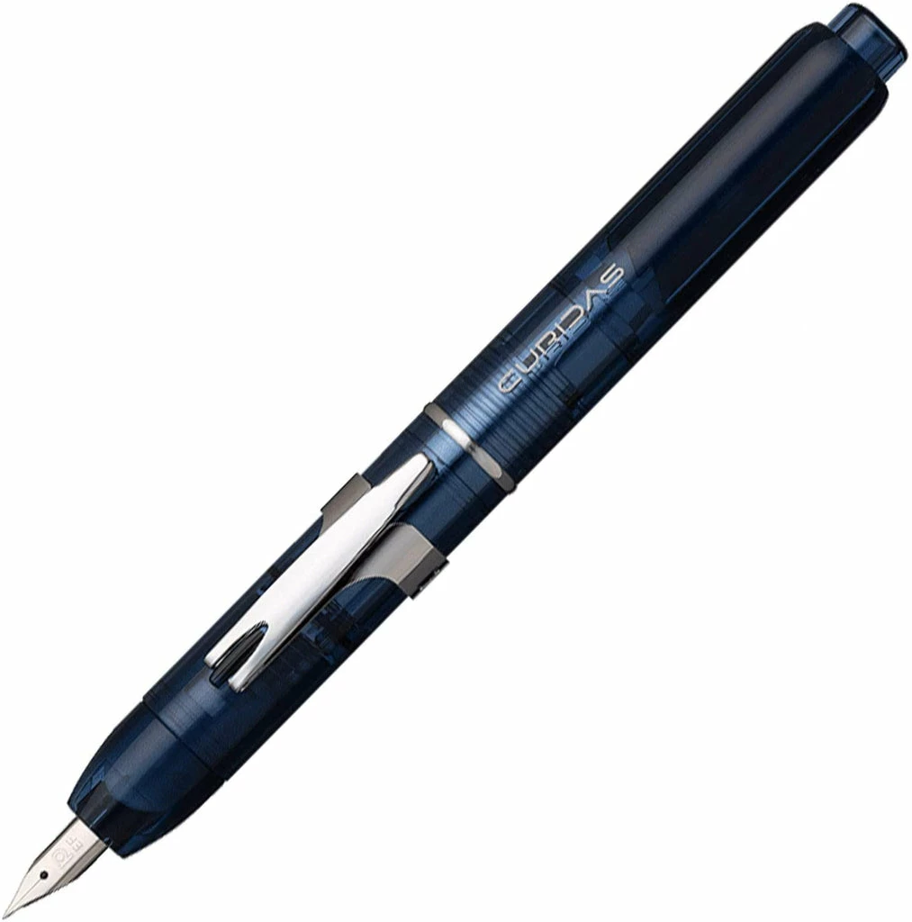 Platinum Curidas Retractable Fountain Pen, Abyss Blue 3 Platinum Curidas Retractable Fountain Pen, Abyss Blue