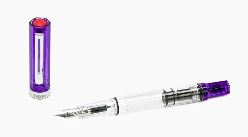 TWSBI ECO Transparent Purple Fountain Pen 3 TWSBI ECO Transparent Purple Fountain Pen