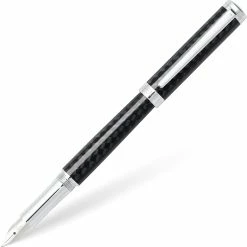 Sheaffer Intensity Fountain Pen, Carbon Fiber , Broad Nib