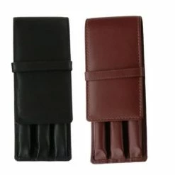 Girologio Leather Pen Case, 3 Pens