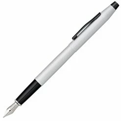 Cross® Cross Classic Century Fountain Pen, Brushed Chrome, Fine Nib