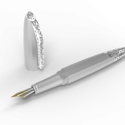 Diplomat Limited Edition Zepp Fountain Pen, Chrome