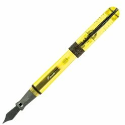 Pineider Avatar UR Demo Black Fountain Pen, Lemon