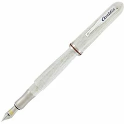 Conklin Empire Fountain Pen, Stardust White, Medium Nib