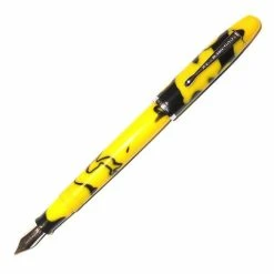 Noodlers Neponset Acrylic Fountain Pen - Yellow Bald Faced Hornet #12093