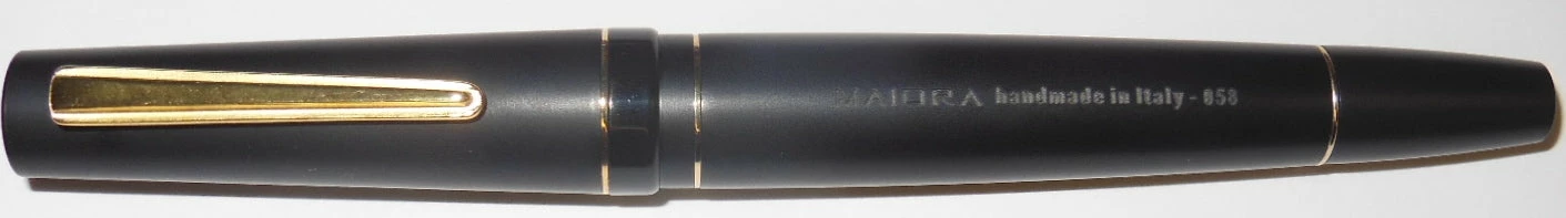 Maiora Impronte, Matte Black, Oversized Fountain Pen, Extra-Fine Nib 4 Maiora Impronte, Matte Black, Oversized Fountain Pen, Extra-Fine Nib - Image 2