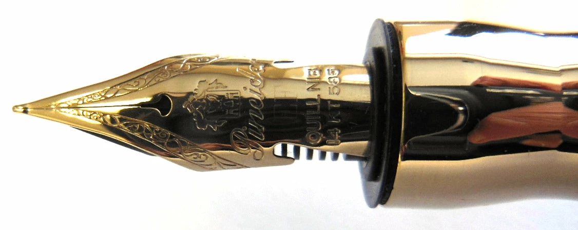Pineider LE La Grande Bellezza Fountain Pen, Coal Grey, 14K Quill Nib - Image 3