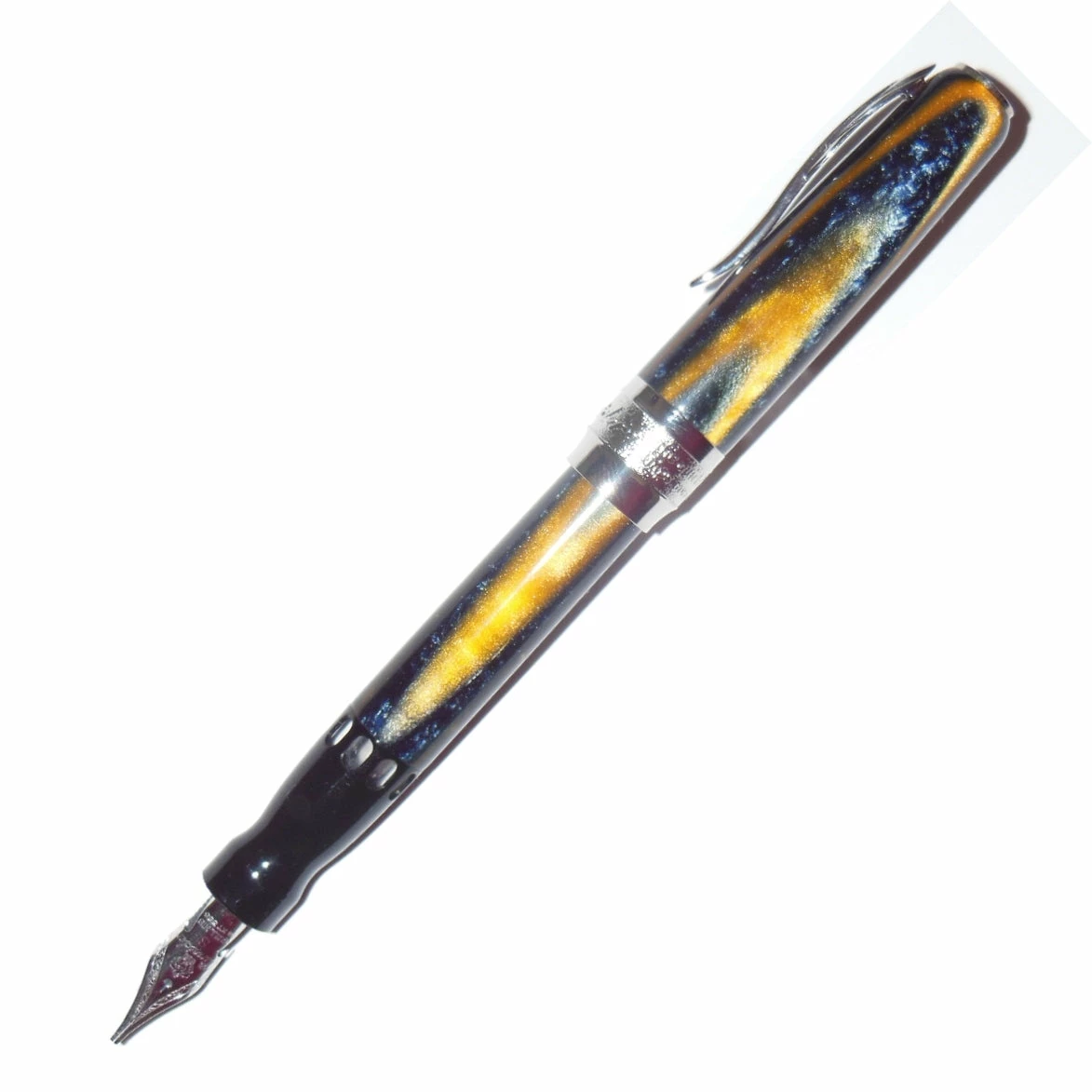 Pineider Arco Blue Bee Limited Edition Fountain Pen, Stub 4 Pineider Arco Blue Bee Limited Edition Fountain Pen, Stub - Image 2