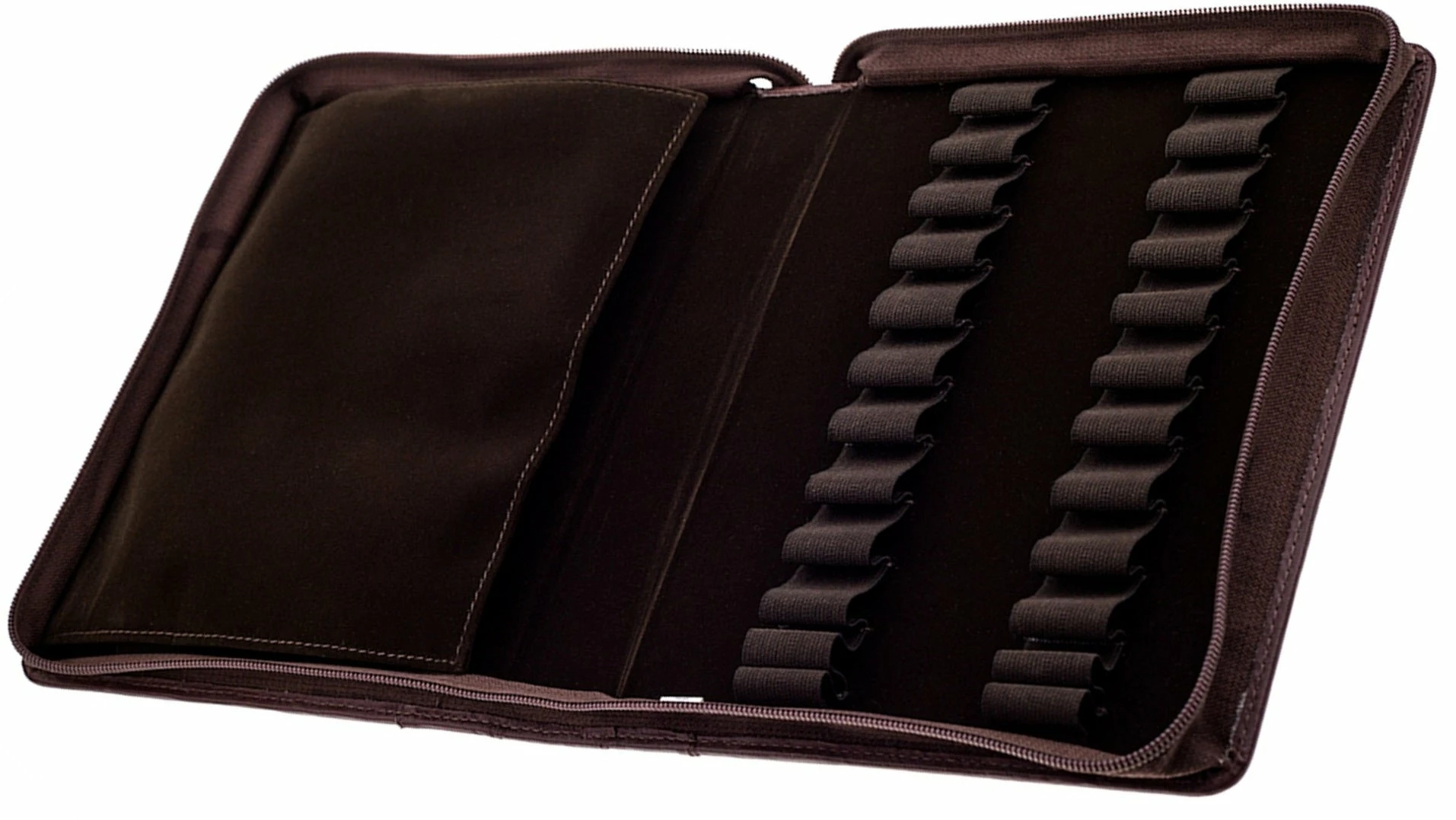 Girologio Zippered Leather Pen Case, 24 Pens - Image 2