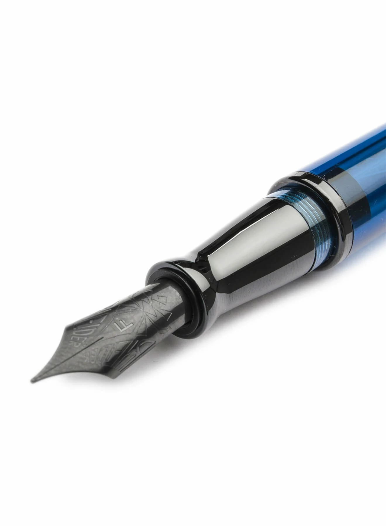 Pineider Avatar UR Demo Black Trim Sky Blue Fountain Pen, Extra Fine 4 Pineider Avatar UR Demo Black Trim Sky Blue Fountain Pen, Extra Fine - Image 2