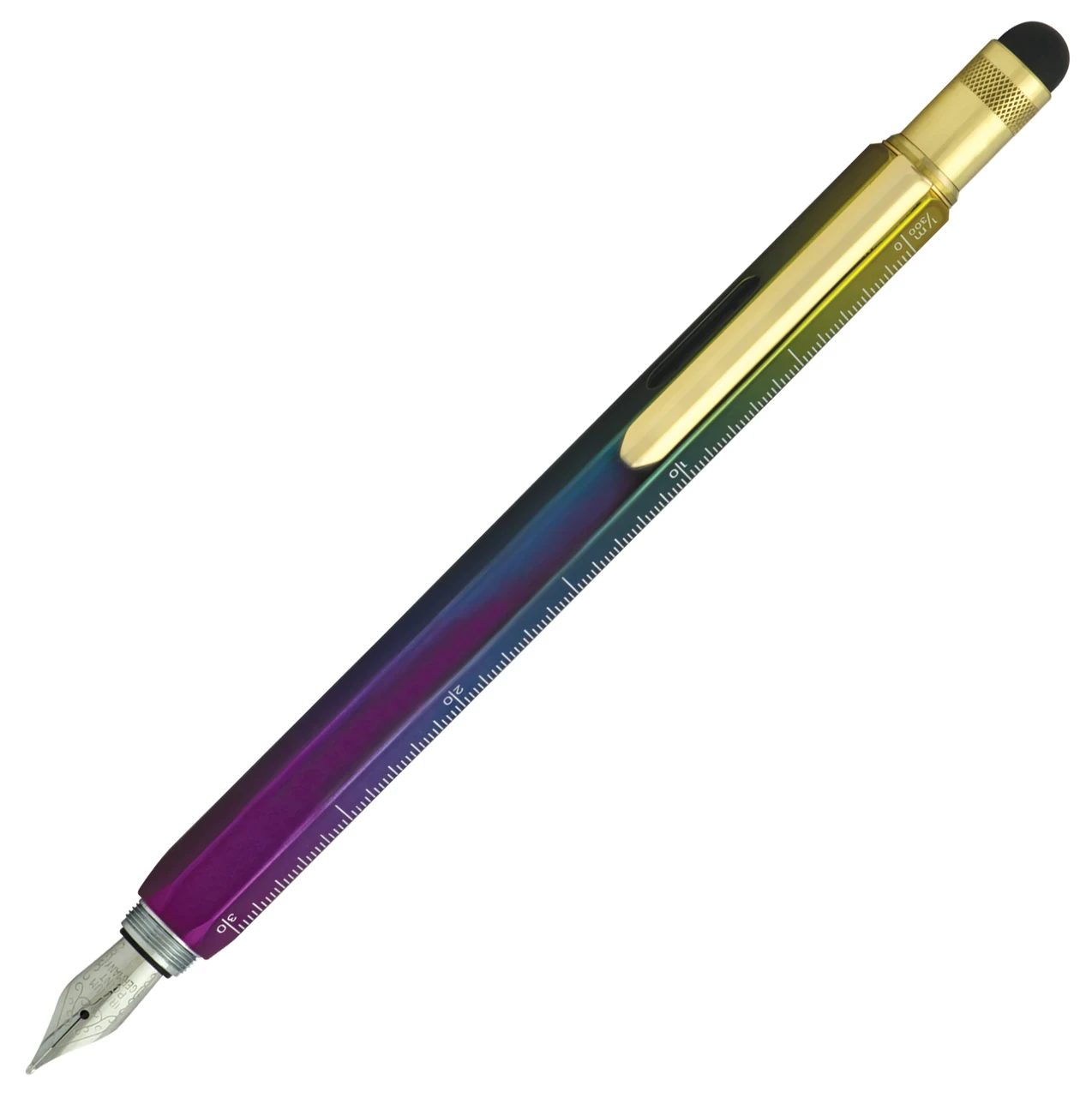 Monteverde 9 In 1 One Touch Tool Fountain Pen & Stylus, Rainbow 3 Monteverde 9 In 1 One Touch Tool Fountain Pen & Stylus, Rainbow