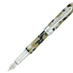 Conklin Minigraph Fountain Pen, White Satin