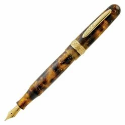 Stipula Etruria Wild Honey Resin Fountain Pen, Gold Accents