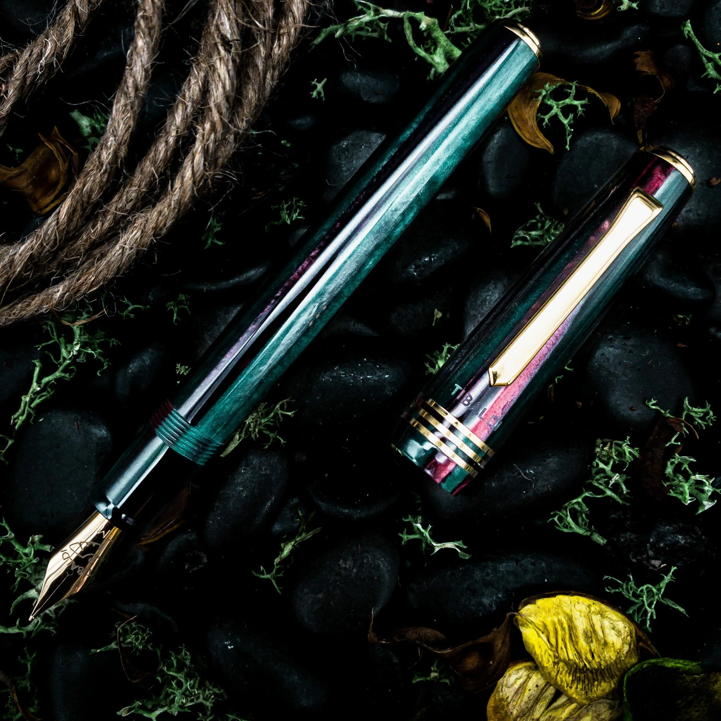 Tibaldi N60 Zazou Green Fountain Pen 4 Tibaldi N60 Zazou Green Fountain Pen - Image 2