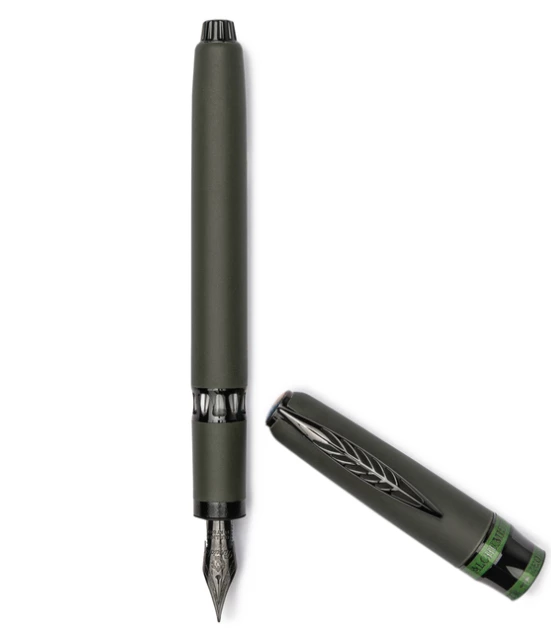 Pineider Alchemist Zeolite Fountain Pen, Krakatoa Green, Extra Fine 14K Nib 3 Pineider Alchemist Zeolite Fountain Pen, Krakatoa Green, Extra Fine 14K Nib