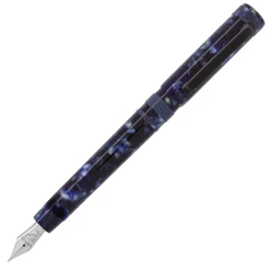 Tibaldi Perfecta LP Vinyl Blue Fountain Pen, Medium Nib