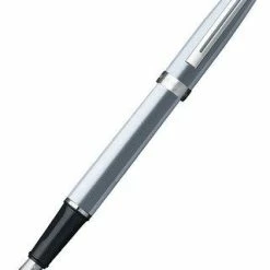 Sheaffer Prelude Fountain Pen - Brushed Chrome & Nickel Plate