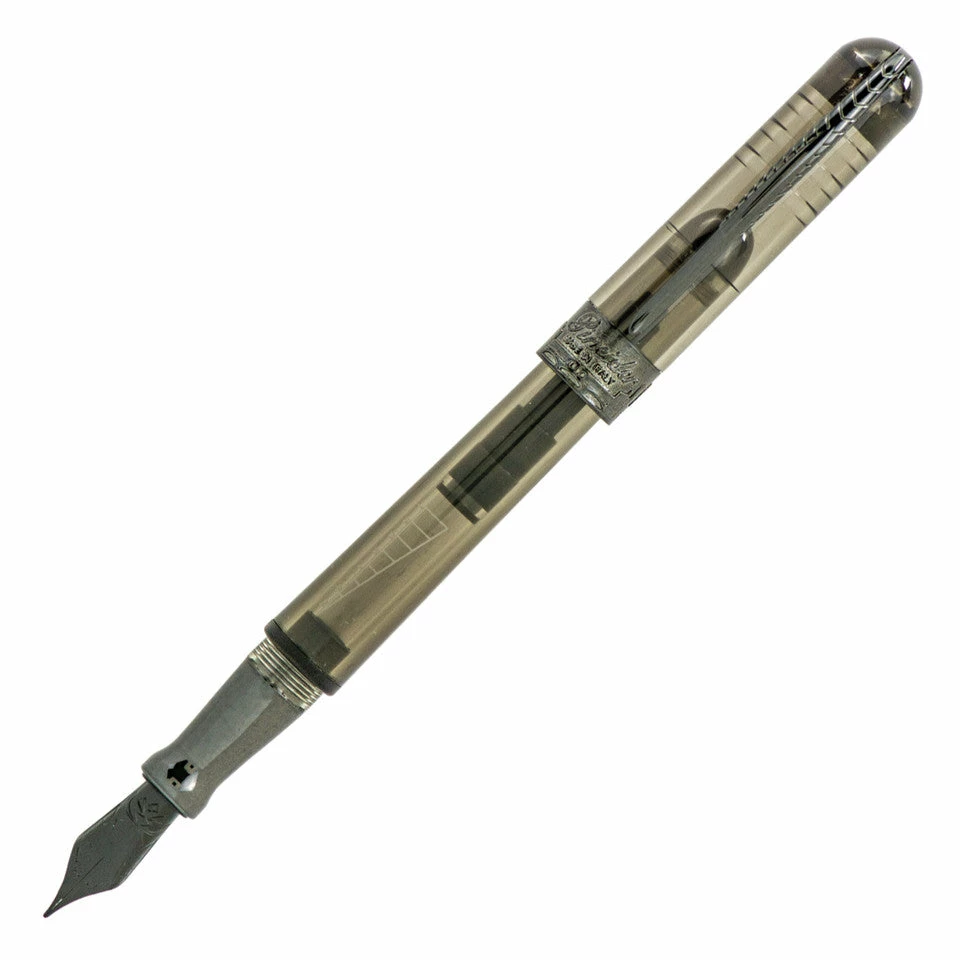 Pineider Avatar UR Demo Black Fountain Pen, Fume 3 Pineider Avatar UR Demo Black Fountain Pen, Fume