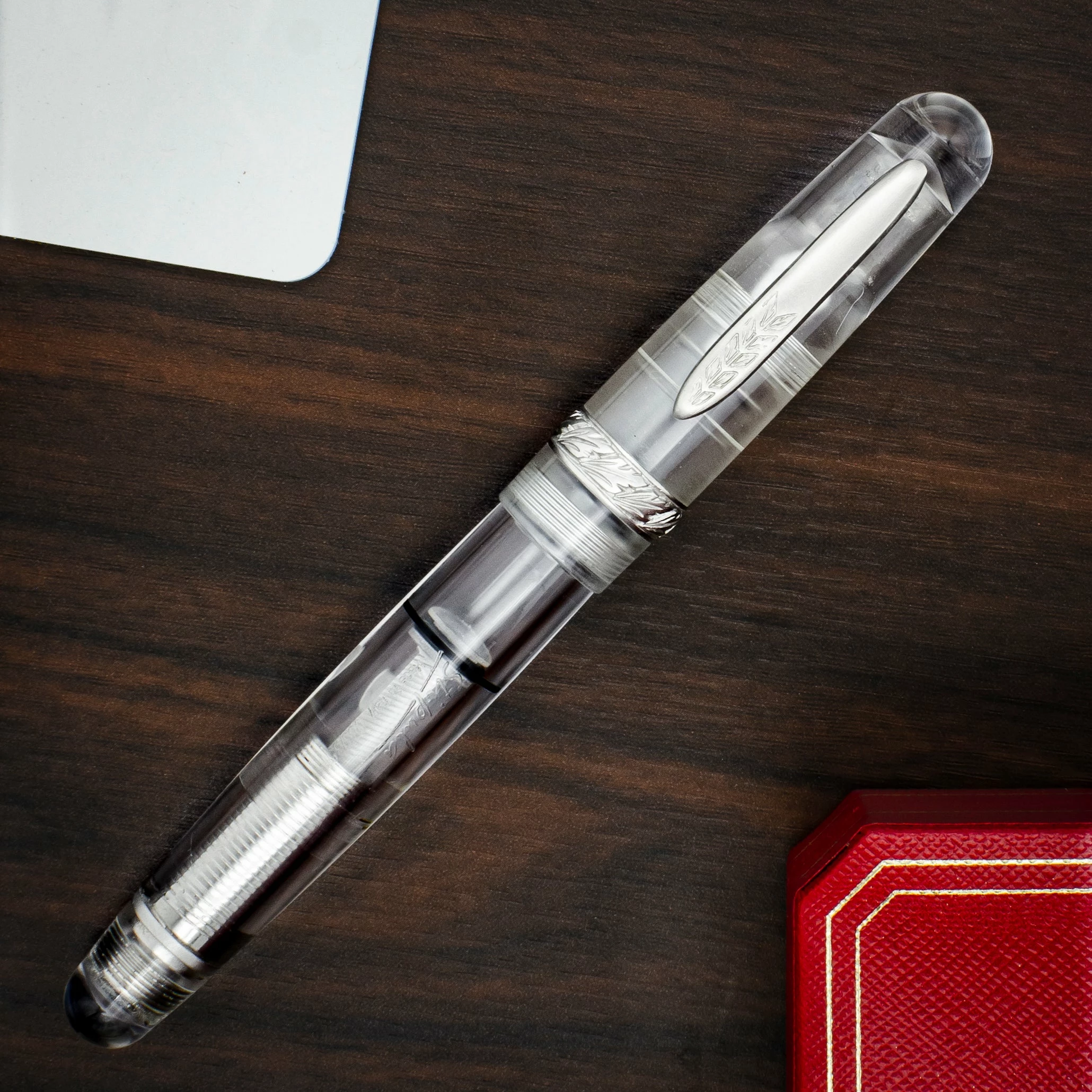 Stipula Etruria Rainbow Limited Edition Fountain Pen, Clear - Image 2