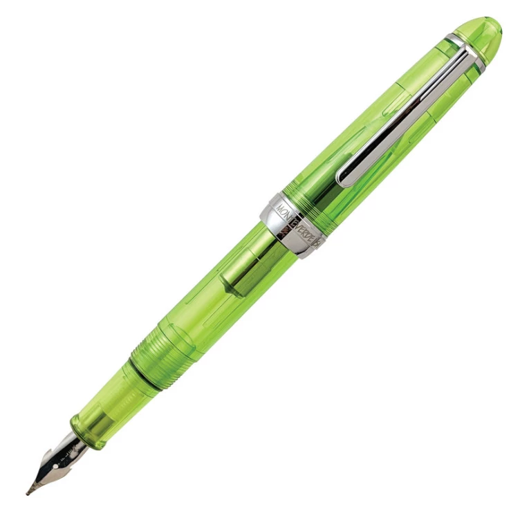 Monteverde Monza ID Fountain Pen, Flex Nib, Green 3 Monteverde Monza ID Fountain Pen, Flex Nib, Green