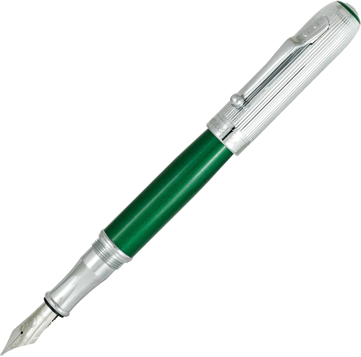 Monteverde Rodeo Drive Fountain Pen, Green Stardust, Medium Nib