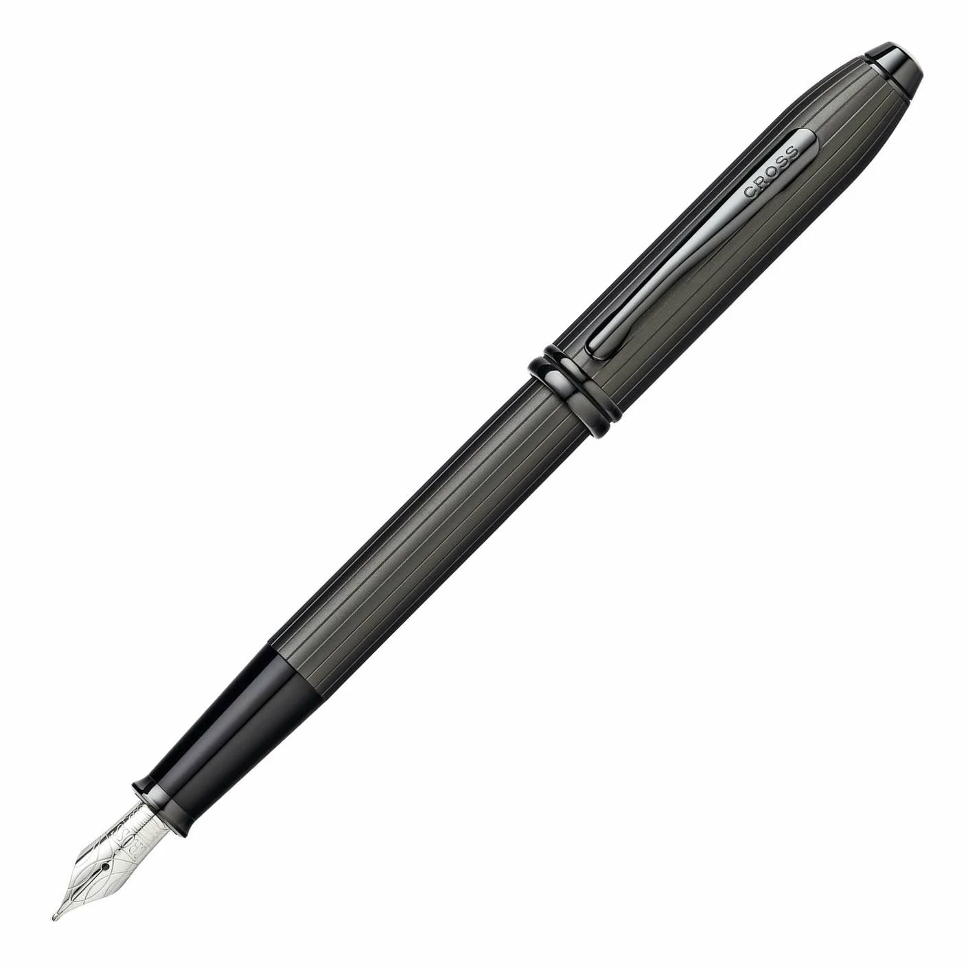 Cross® Cross Townsend Black PVD Fountain Pen, Fine Nib 3 Cross® Cross Townsend Black PVD Fountain Pen, Fine Nib