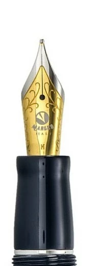 Marlen Class Brown Marble Fountain Pen, Two-Toned - Image 2