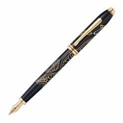 Cross® Cross 2018 Townsend Year Of The Dog Fountain Pen, Black, Fine Nib
