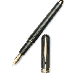 Pineider Avatar UR Deluxe Fountain Pen, Riace Bronze, 14K Gold Nib, Medium