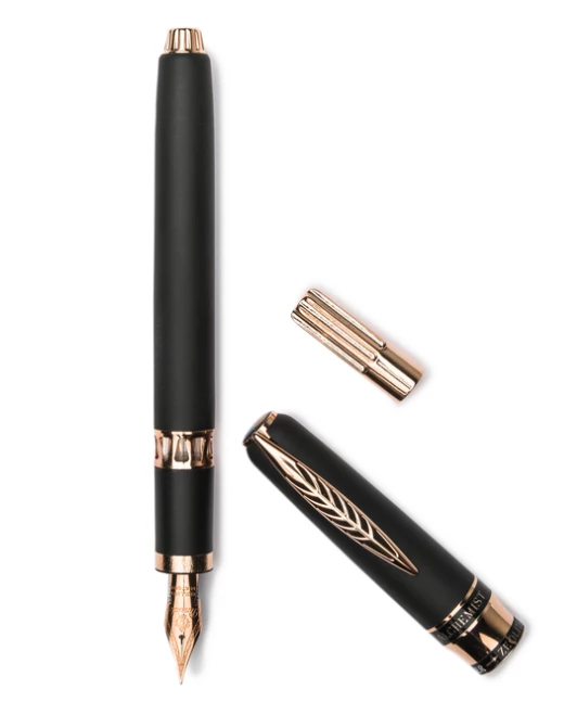 Pineider Alchemist Zeolite Fountain Pen, Stromboli Black, Extra Fine 14K Nib 3 Pineider Alchemist Zeolite Fountain Pen, Stromboli Black, Extra Fine 14K Nib