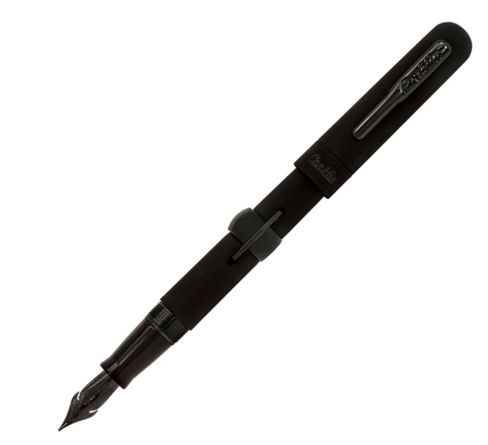 Conklin Mark Twain Limited Edition Crescent Filler Fountain Pen, Superblack/Gunmetal 3 Conklin Mark Twain Limited Edition Crescent Filler Fountain Pen, Superblack/Gunmetal