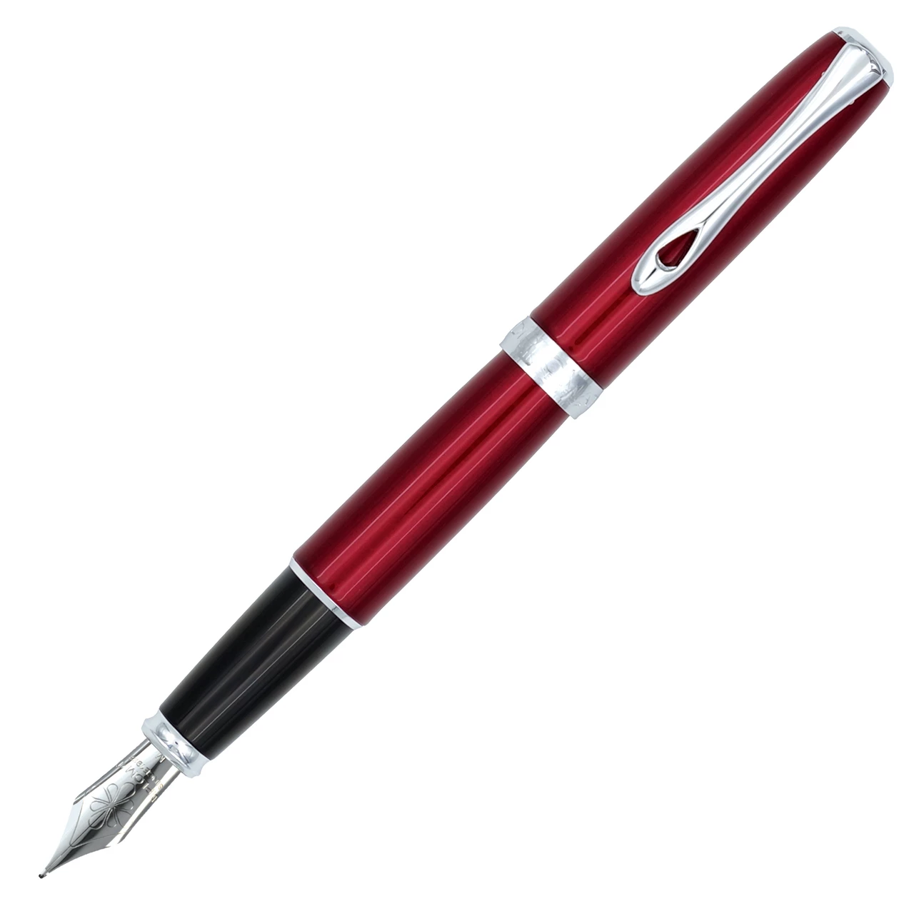 Diplomat Excellence A2 Fountain Pen, Magma Red