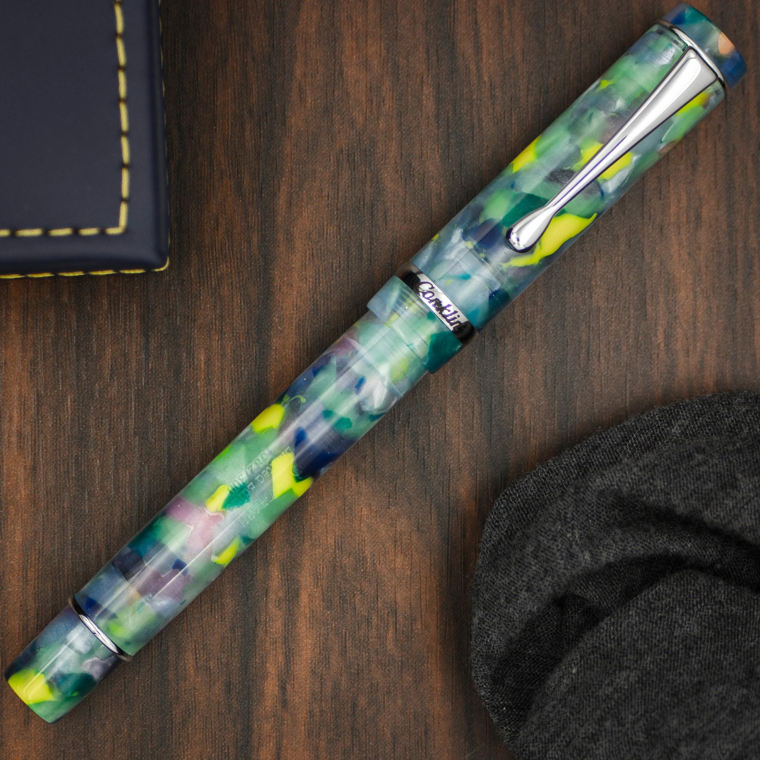 Conklin Duragraph Limited Edition 1898 Fountain Pen, Lemon Zest 4 Conklin Duragraph Limited Edition 1898 Fountain Pen, Lemon Zest - Image 2